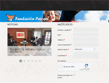 Tablet Screenshot of fundacionpaicavi.cl